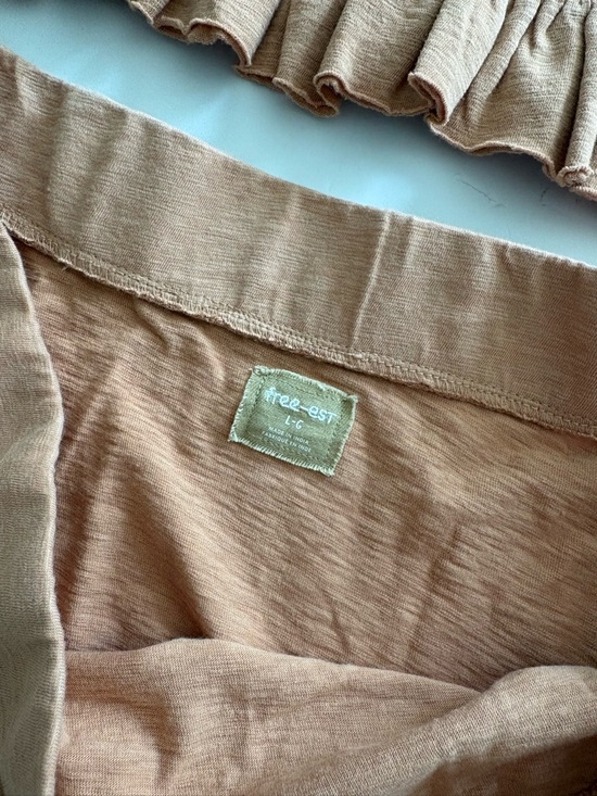 Free People Lora Skirt & Top Set Suntan Bronze Large NWT - Picture 6 of 8